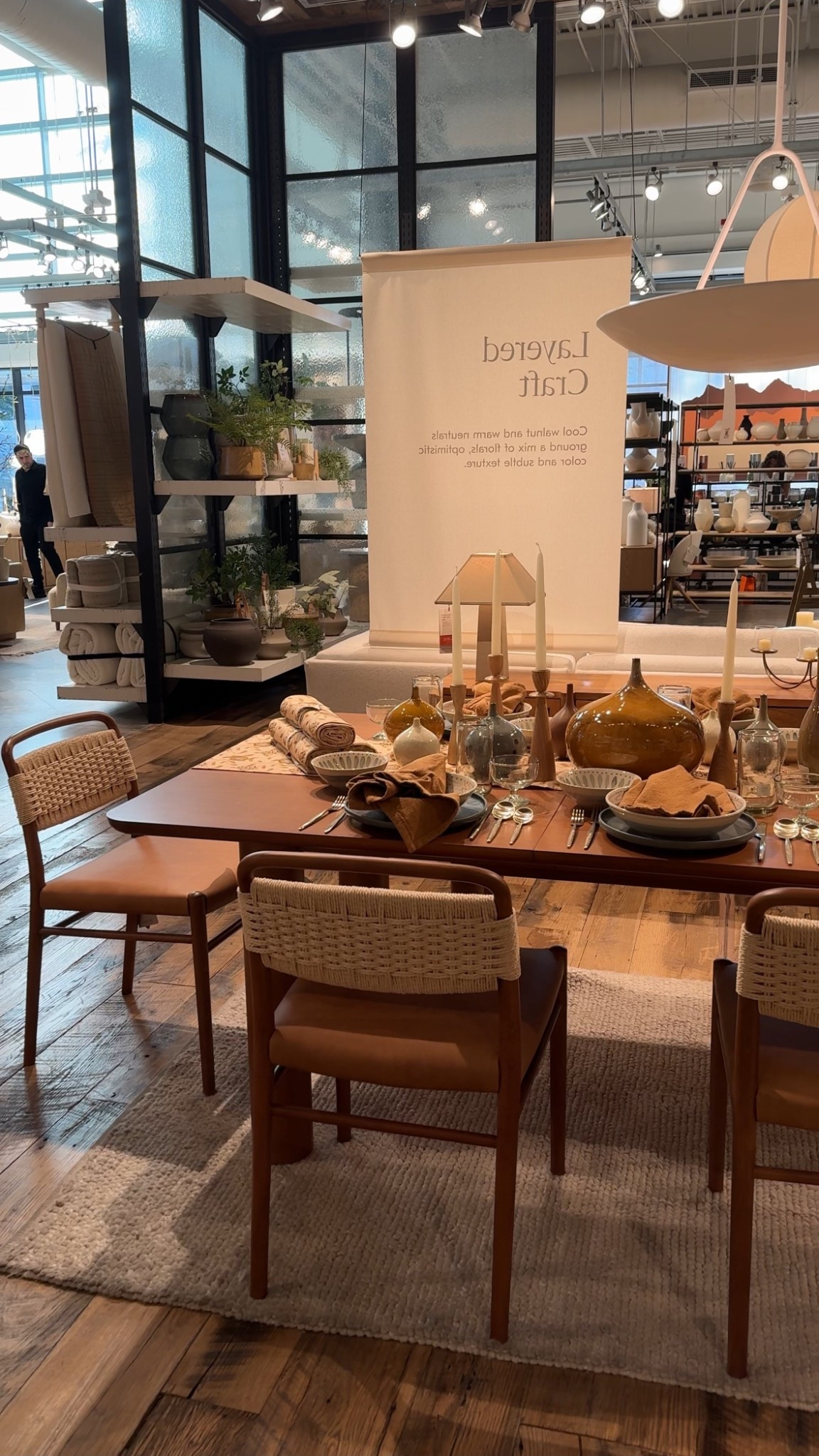 Table and chair from @westelm