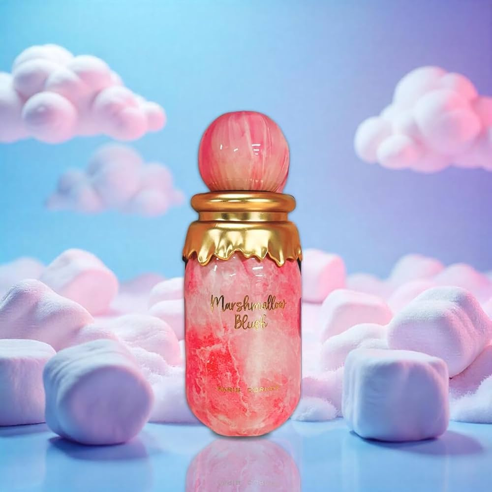 Paris Corner | Marshmallow Blush EDP 3.4 Fl Oz | A Unique Gourmand Marshmallow Strawberry Perfume... | Amazon (US)