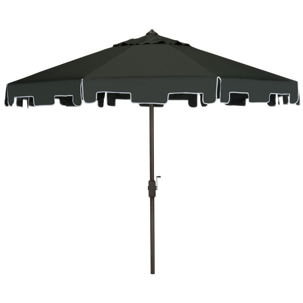 UV Resistant Zimmerman 9 Ft Crank Market Push Button Tilt Patio Outdoor Umbrella With Flap  - Saf... | Target