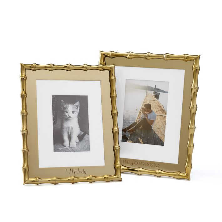 Gold Bamboo Photo Frame | Mark and Graham