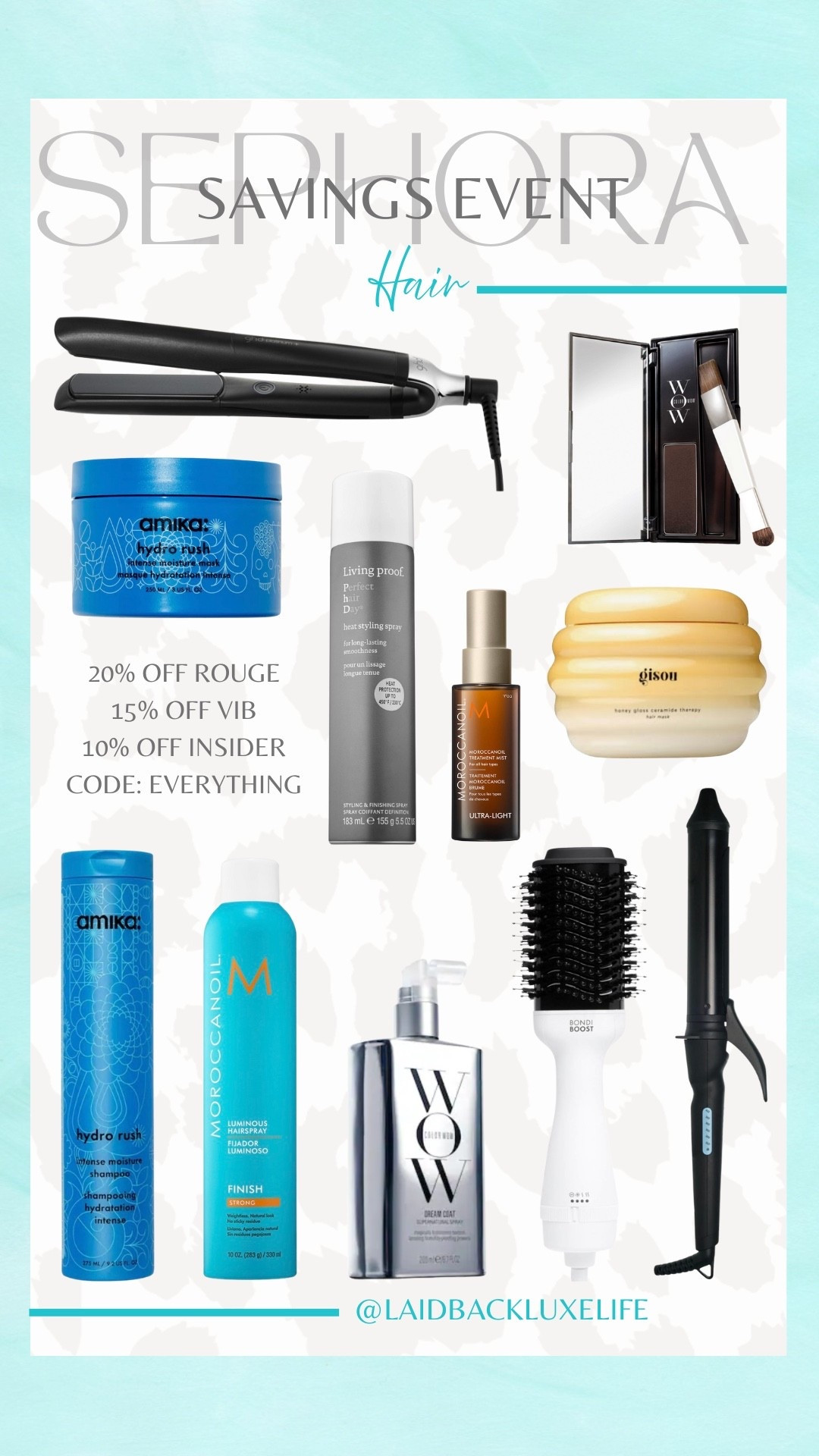 Sephora Savings Event 10/31-11/10! My favorite hair products are 20% off for Rouge members. Use code: EVERYTHING at checkout. Sephora Sale, beauty sale, Sephora haul, Sephora beauty, my Sephora favorites, Sephora bestsellers, gift ideas for her, hair routine, gift guide @sephora #LaidbackLuxeLife

Rouge members save 20% 
VIB members save 15%
Insider members save 10%

Shades:
Root touch-up ‘Dark’

Hey Beautiful! Feel free to comment on this post if you have any questions! 🫶🏽

Follow me for more fashion finds, beauty faves, lifestyle, home decor, sales and more! So glad you’re here!! XO, Karma

#LTKSaleAlert #LTKBeauty #LTKGiftGuide
