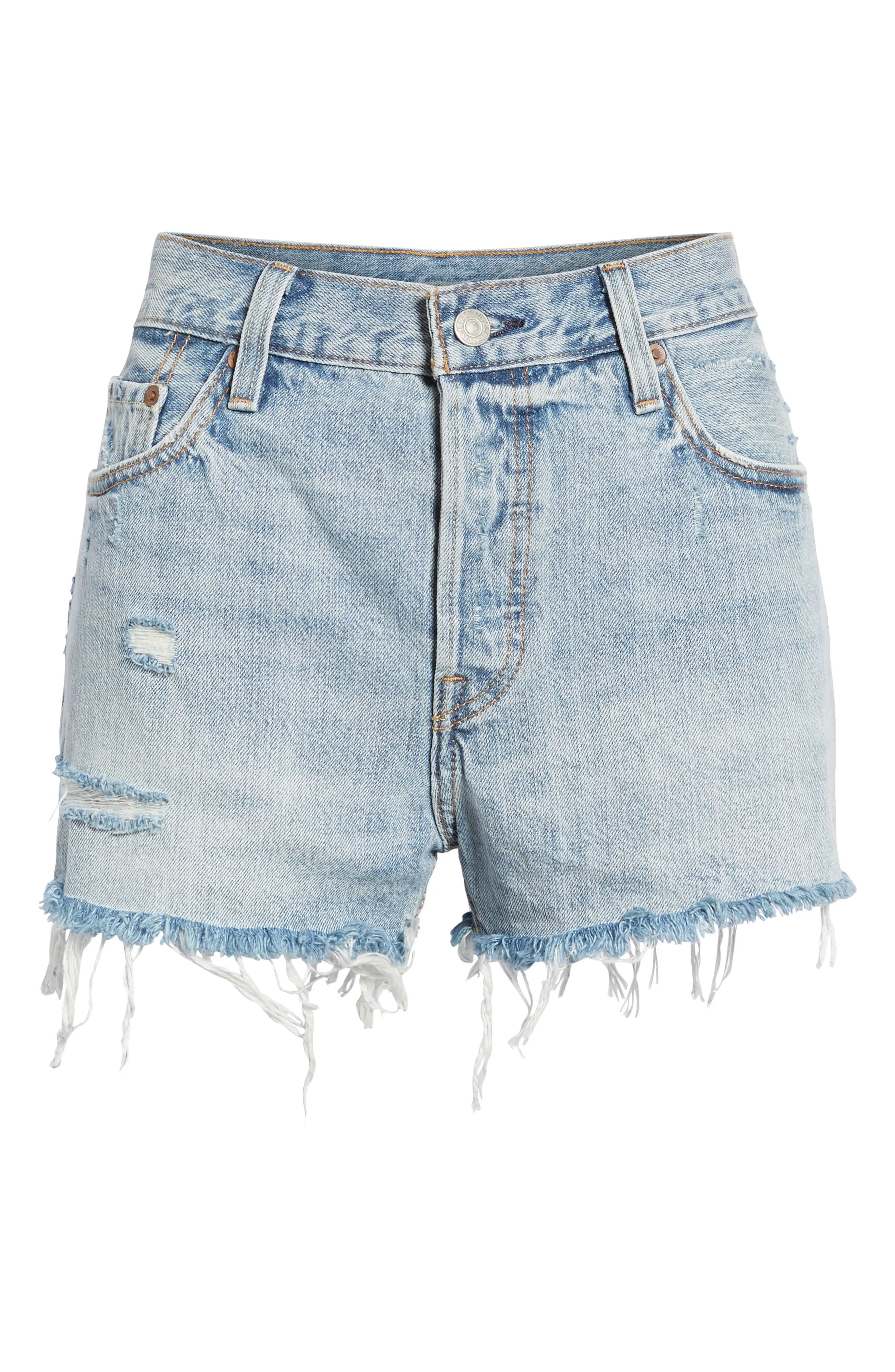 Women's Levi's '501' Cutoff Denim Shorts, Size 24 - Blue | Nordstrom