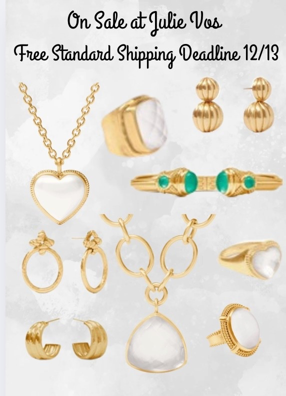 Last chance for free standard shipping in time for Christmas at Julie Vos. These items are on sale for a limited time. 

#LTKGiftGuide #LTKHoliday #LTKSaleAlert