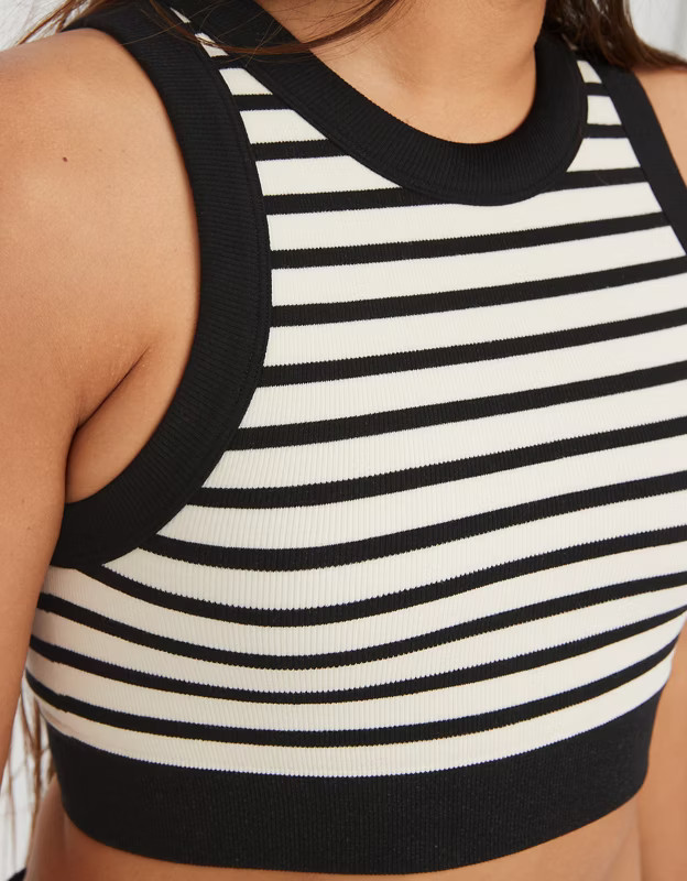 OFFLINE By Aerie Seamless High Neck Sports Bra | Aerie