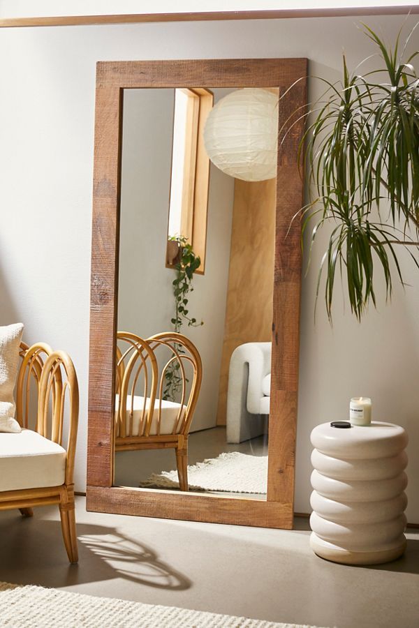 Ashton Mango Wood Mirror | Urban Outfitters (US and RoW)