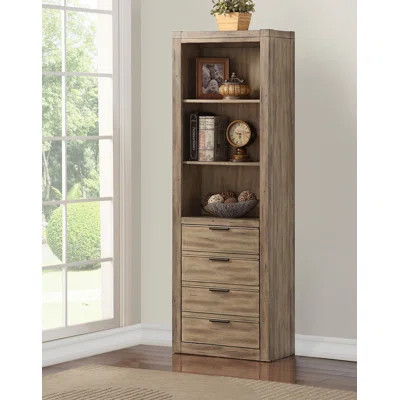 Agastya Standard Bookcase Gracie Oaks | Wayfair North America