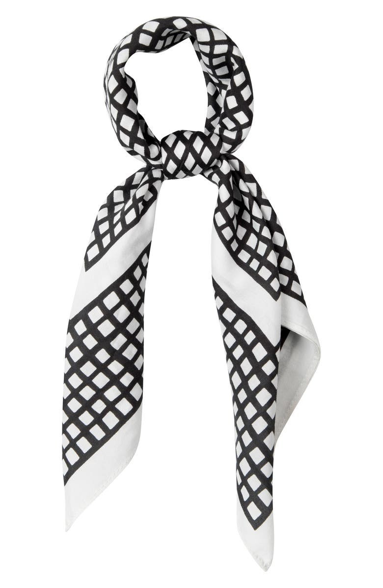 check cotton & silk bandana | Nordstrom