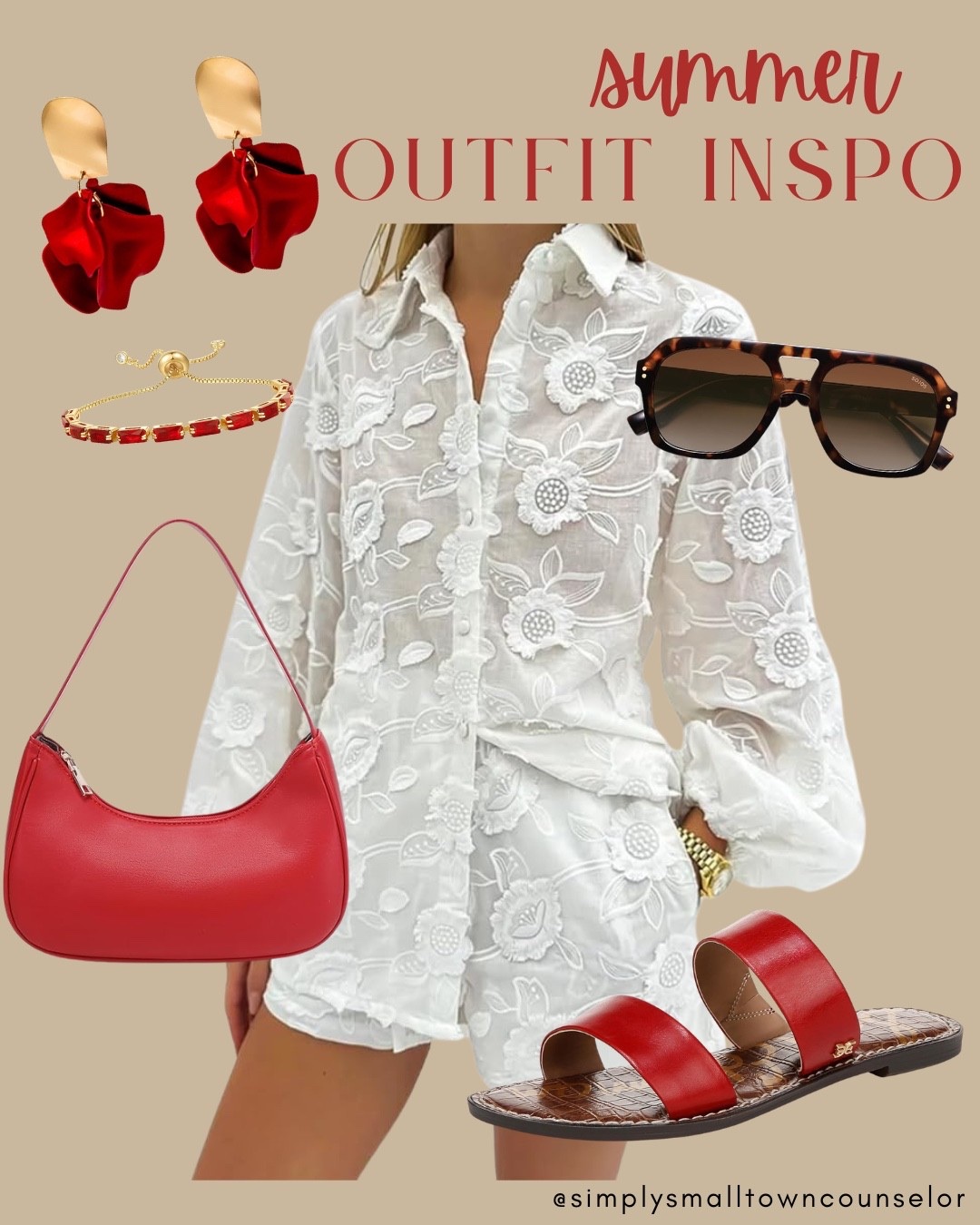 How darling is this two piece set?! So many ways to style it! 

 