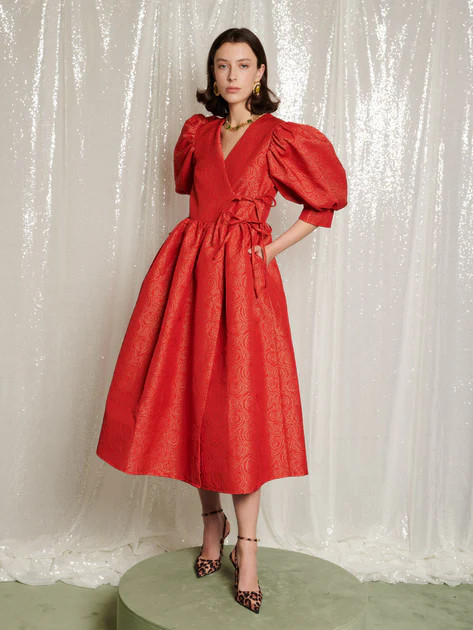 DREAM La Dolce Vita Wrap Midi Dress | Sister Jane (UK)