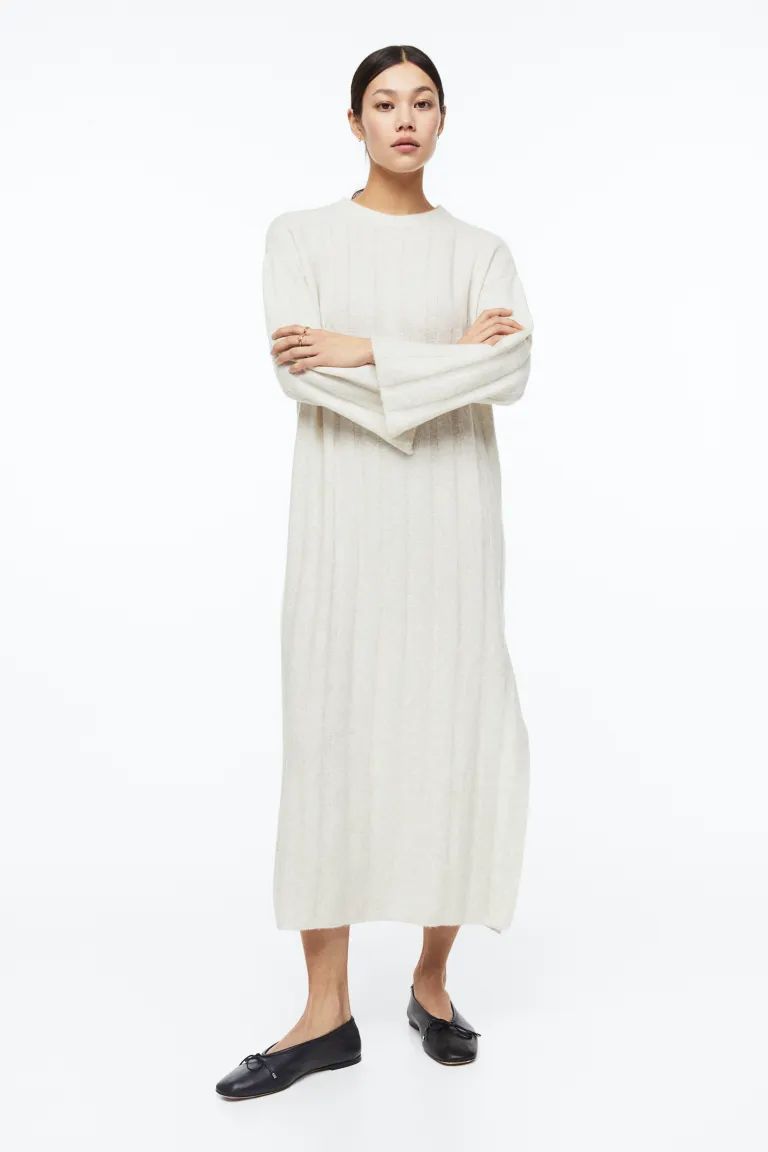 Oversized Rib-knit Dress | H&M (US + CA)