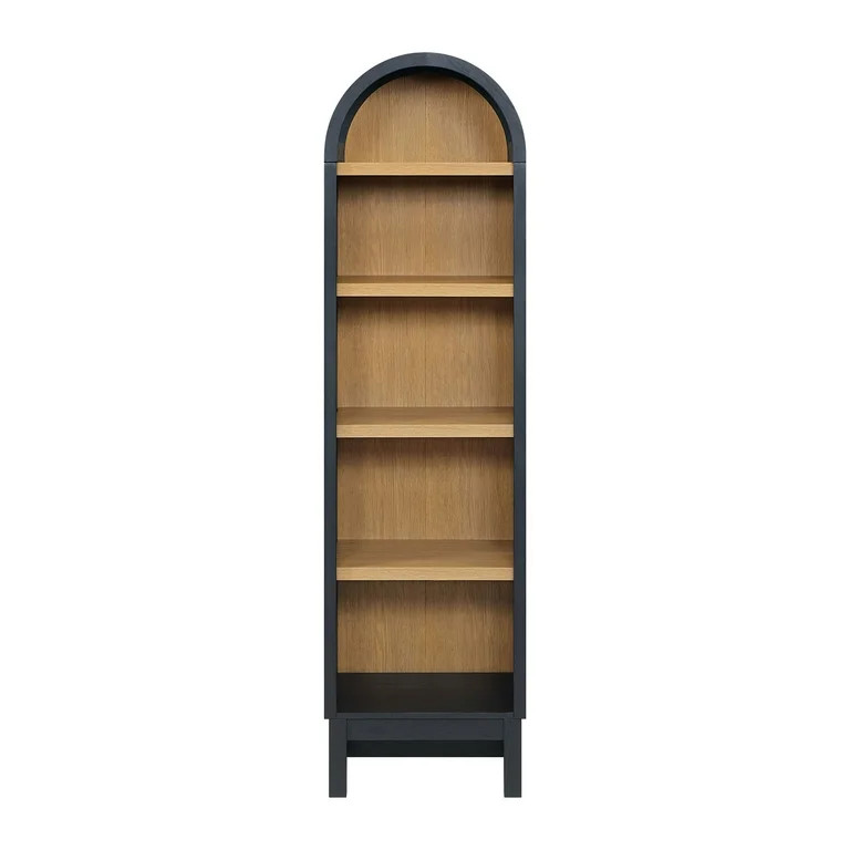 Better Homes & Gardens Juliet Narrow Arch Bookcase, Rich Black Finish | Walmart (US)
