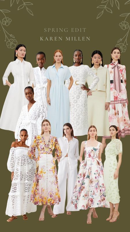 AD// Spring wardrobe pieces I’ve been loving from Karen Millen - try on coming soon!

Spring dresses, broderie dress, spring outfits, white dresses, floral dress

#LTKwedding #LTKeurope #LTKSeasonal