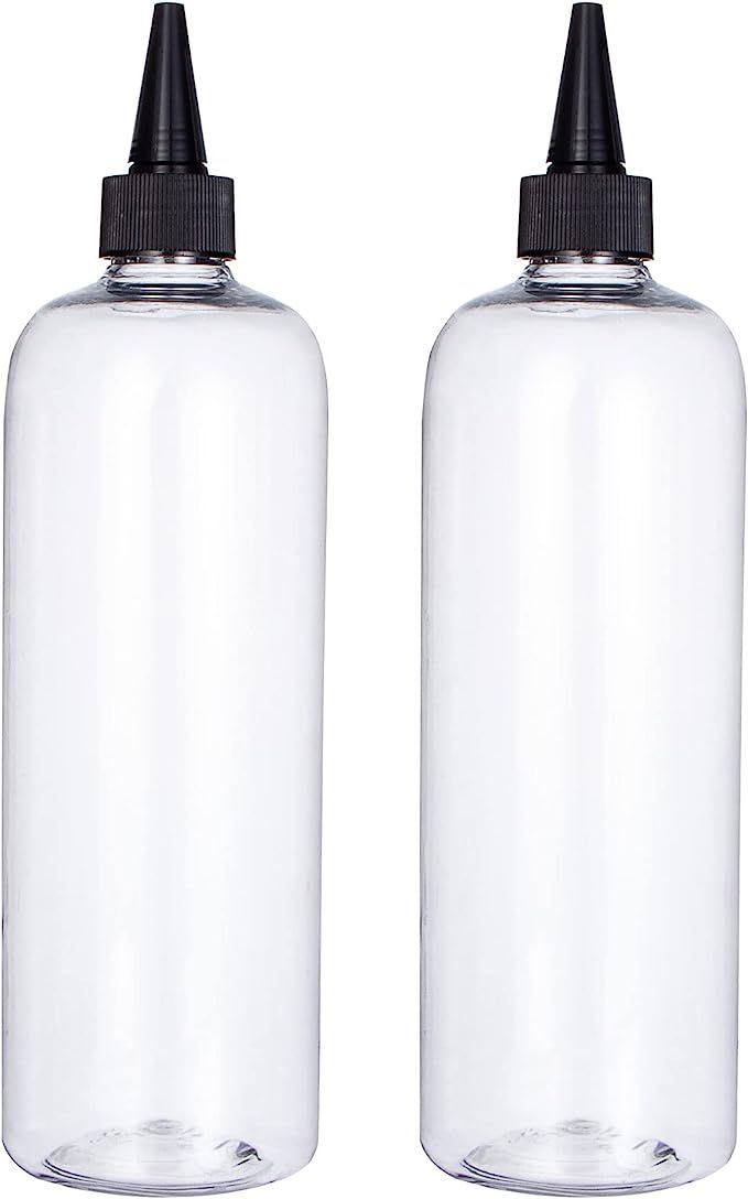 Applicator Bottle for Hair, sdoot Hair Color Applicator Bottle 2 Pack 16 ounce Squeeze Bottle Tra... | Amazon (US)