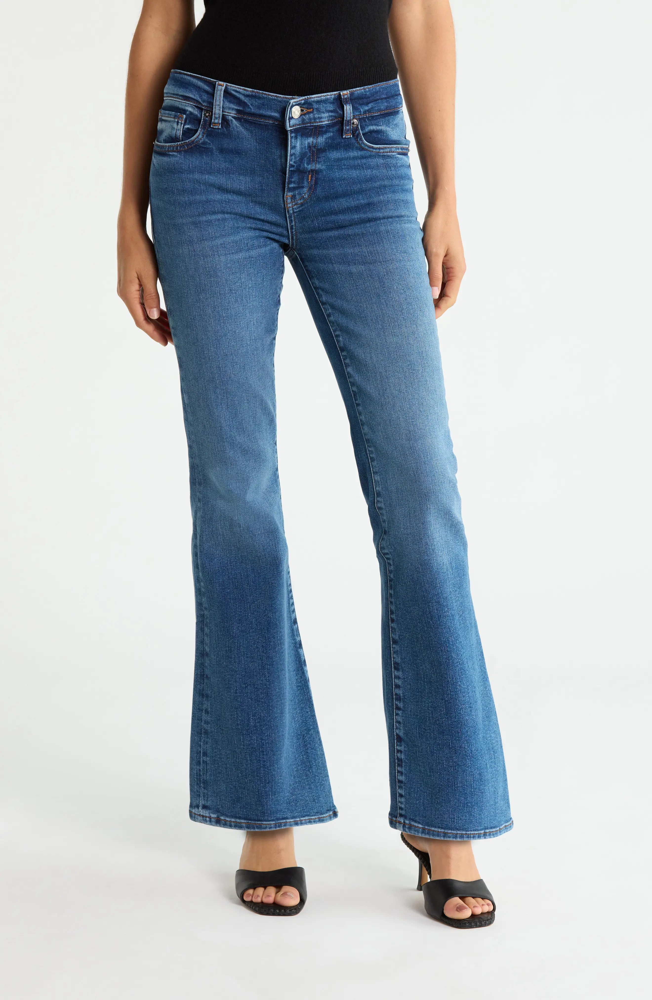 FRAME The Pixie Low Rise Bootcut Jeans (Women) | Nordstrom | Nordstrom