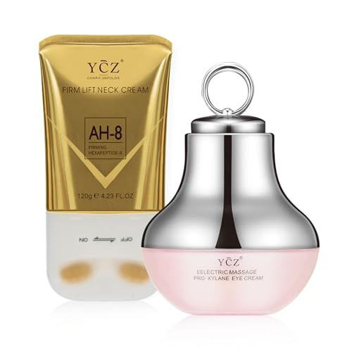 Ycz Neck-Eye Care Tightening & Revitalizing Set -Smooth of Fine Lines, Eye & Neck Treatment, Skin Moisturizer, Deep Moisturizing Skincare | Amazon (US)