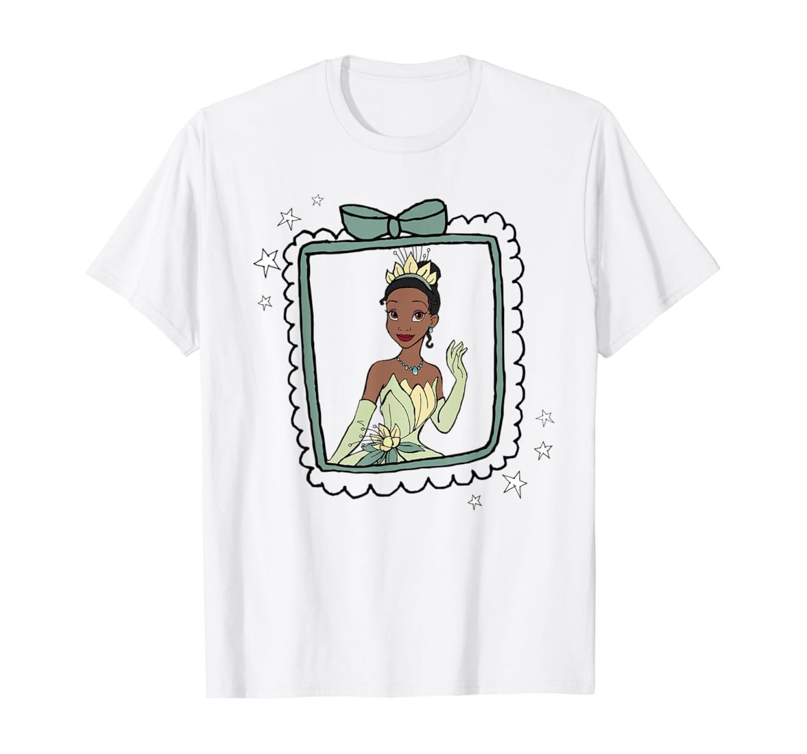 Disney The Princess and the Frog Tiana Portrait T-Shirt T-Shirt | Amazon (US)