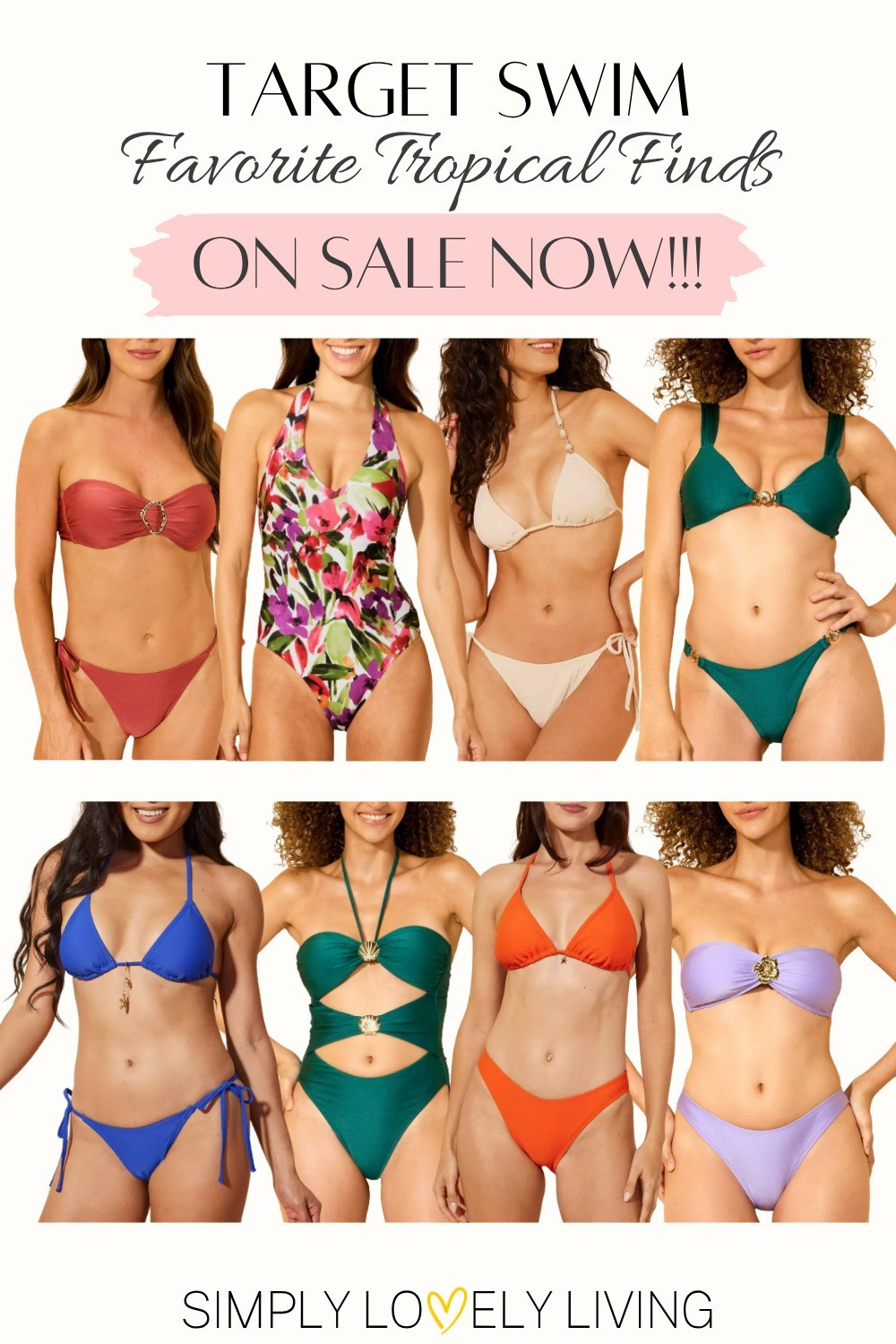 Target Sale ends today so don't miss out on these deals!!! Summer vacation swim suits and bikinis! Topical vibes swimwear for women. Tropical one-piece swimsuit. Seashells and starfish jewelry on bikinis and one-piece! Perfect for Caribbean travel, beach getaway, or any Summer vacation plans! #target #swim #sale

#LTKSwim #LTKSaleAlert #LTKTravel