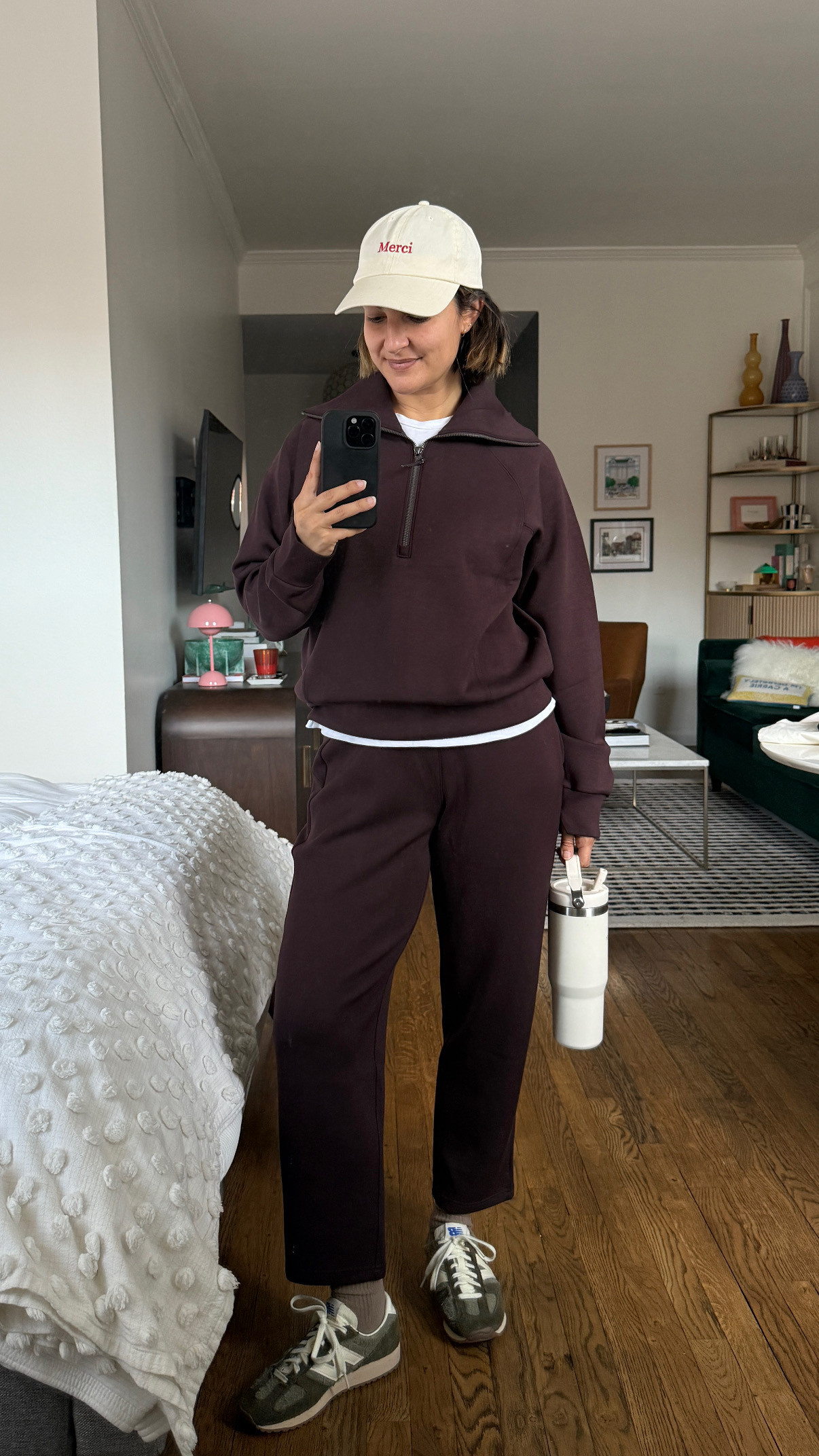 An elevated matching set for running errands or travel days ✈️ For my full Spanx review, visit CharmedByCamille.com.  

 #LTKTravel