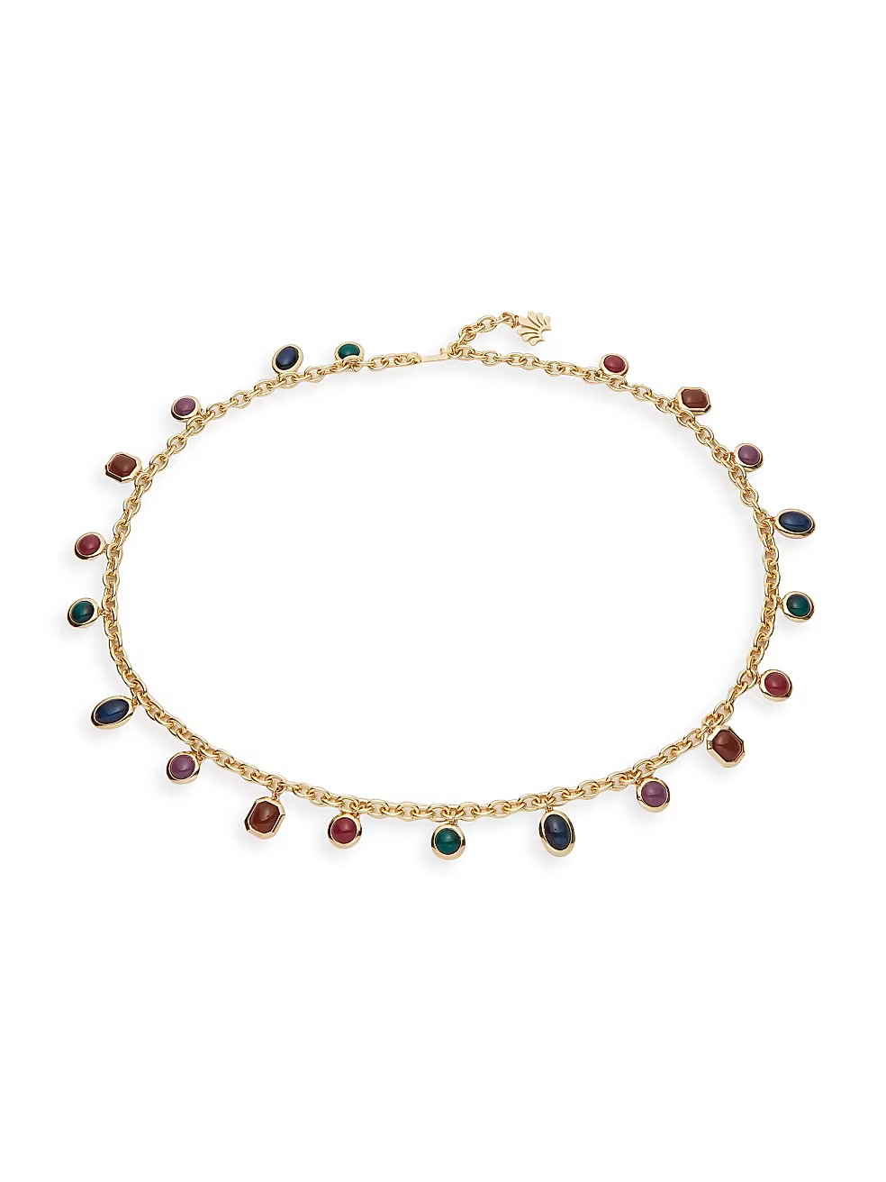 Bezel Jewel Charm Chain Belt | Saks Fifth Avenue