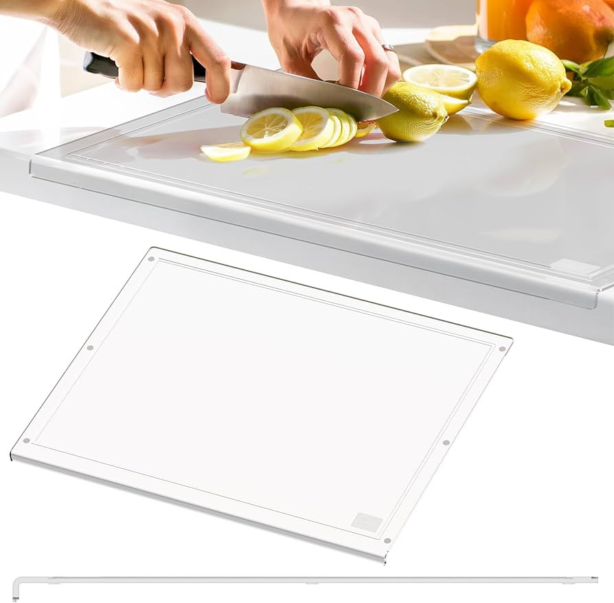 Extra Large Acrylic Cutting Board 24x18 Kitchen Counter with Lip | 5mm Extra Thick | Juice Groove... | Amazon (US)