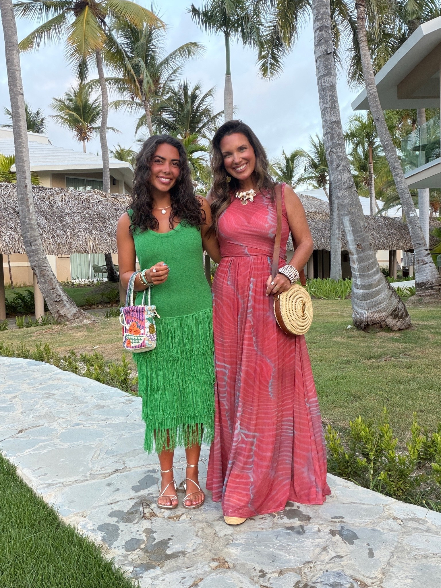 Dinner fit from yesterday!! 
Giving Revolve vibes but Amazon 👏🏼👏🏼
Both wearing size small

#vacayoutfit #vacationstyle #resortwear #resortoutfit

#LTKTravel #LTKOver40 #LTKSeasonal