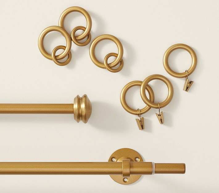 Gold Curtain Hardware Collection | Pottery Barn Kids