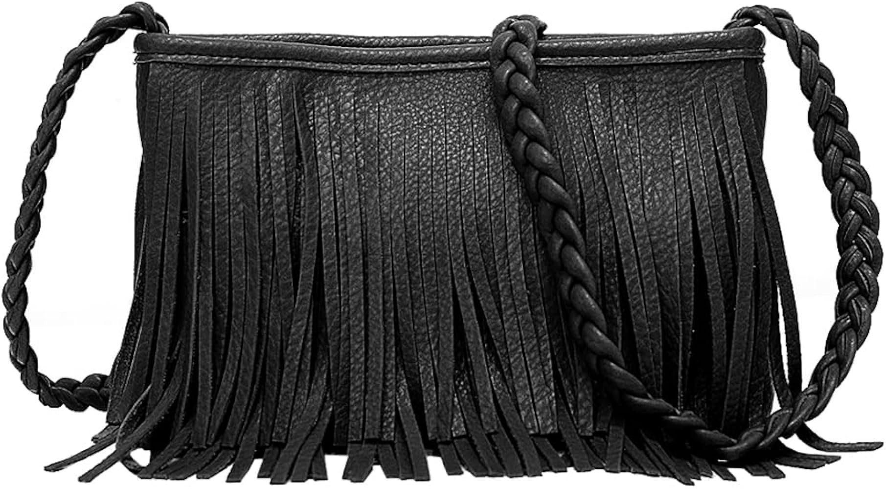 Stylish Fringe Crossbody Bag Bohemian Sling Bag Brown Lightweight Purse Hippie Small Shoulder bag... | Amazon (US)