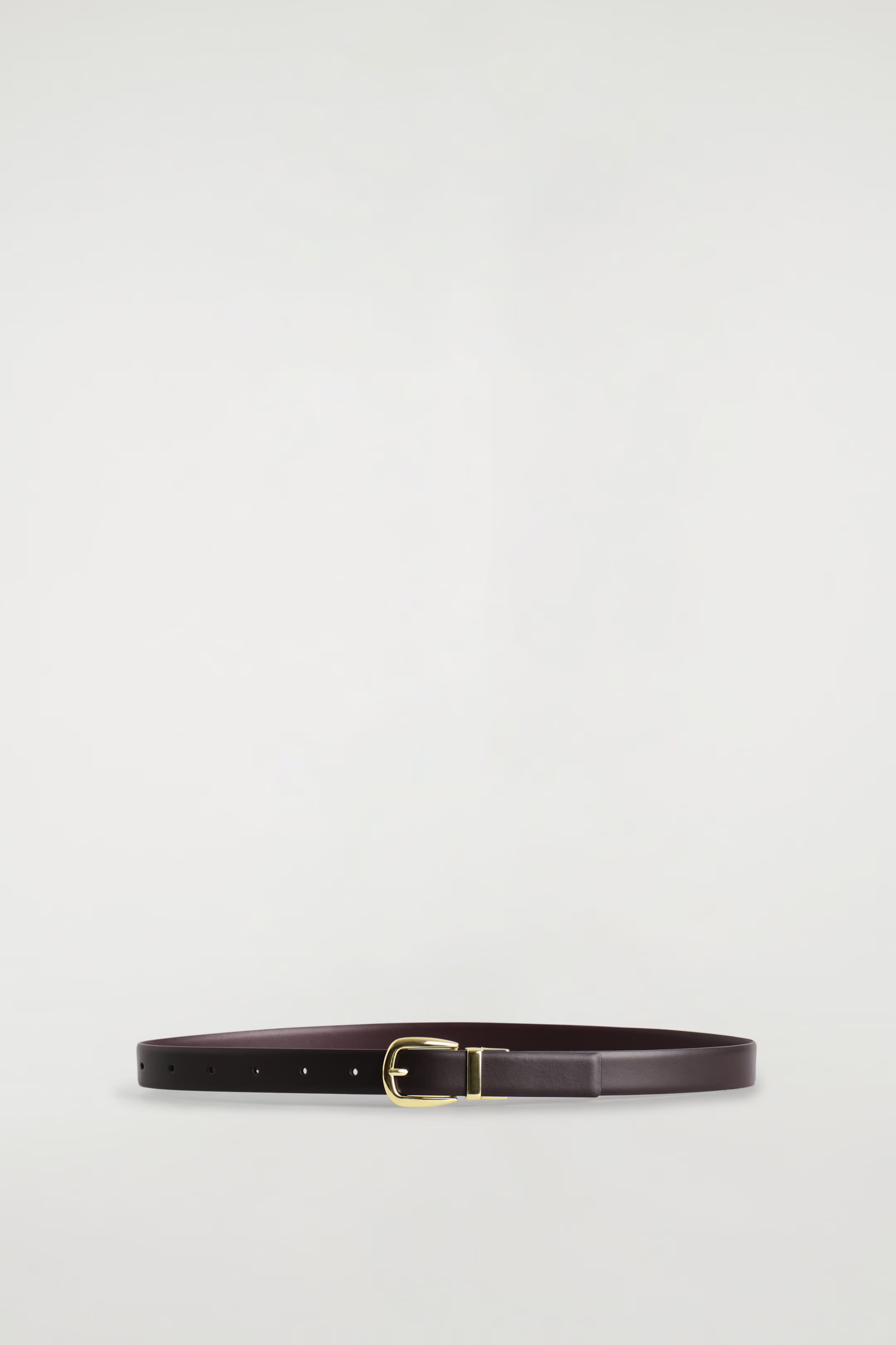 REVERSIBLE LEATHER BELT - BROWN / BORDEAUX | COS GB | COS UK