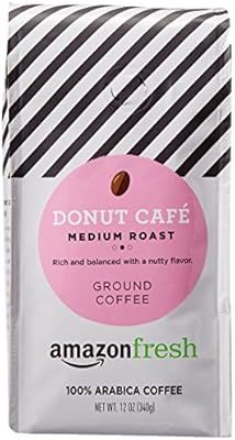 AmazonFresh Donut Cafe Ground Coffee, Medium Roast, 12 Ounce (Pack of 1) | Amazon (US)