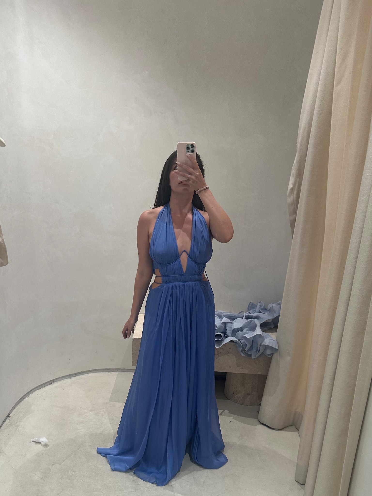Tried on this blue maxi for the honeymoon and it’s giving effortless & romantic 💙 Flowy, flattering, and feels like vacation. Linked it for you! #
 #MaxiDress

#LTKStyleTip #LTKTravel #LTKSummerEdit