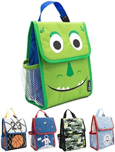 Kids Lunch Bag - Insulated Dino Lunch Bag Kids with Water Bottle Holder - Reusable Snack Bags for... | Amazon (US)