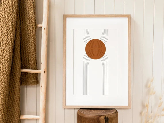 Rainbow Baby Decor  Boho Rainbow Print  Minimal Art  Home | Etsy | Etsy (US)