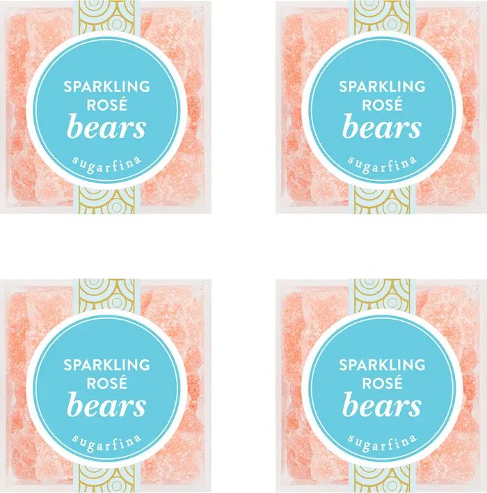 sugarfina Sparkling Rosé Bears Set of 4 Candy Cubes | Nordstrom | Nordstrom