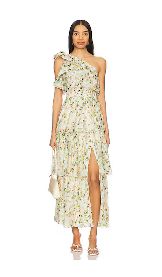 Imelda Dress in Green Floral | Revolve Clothing (Global)