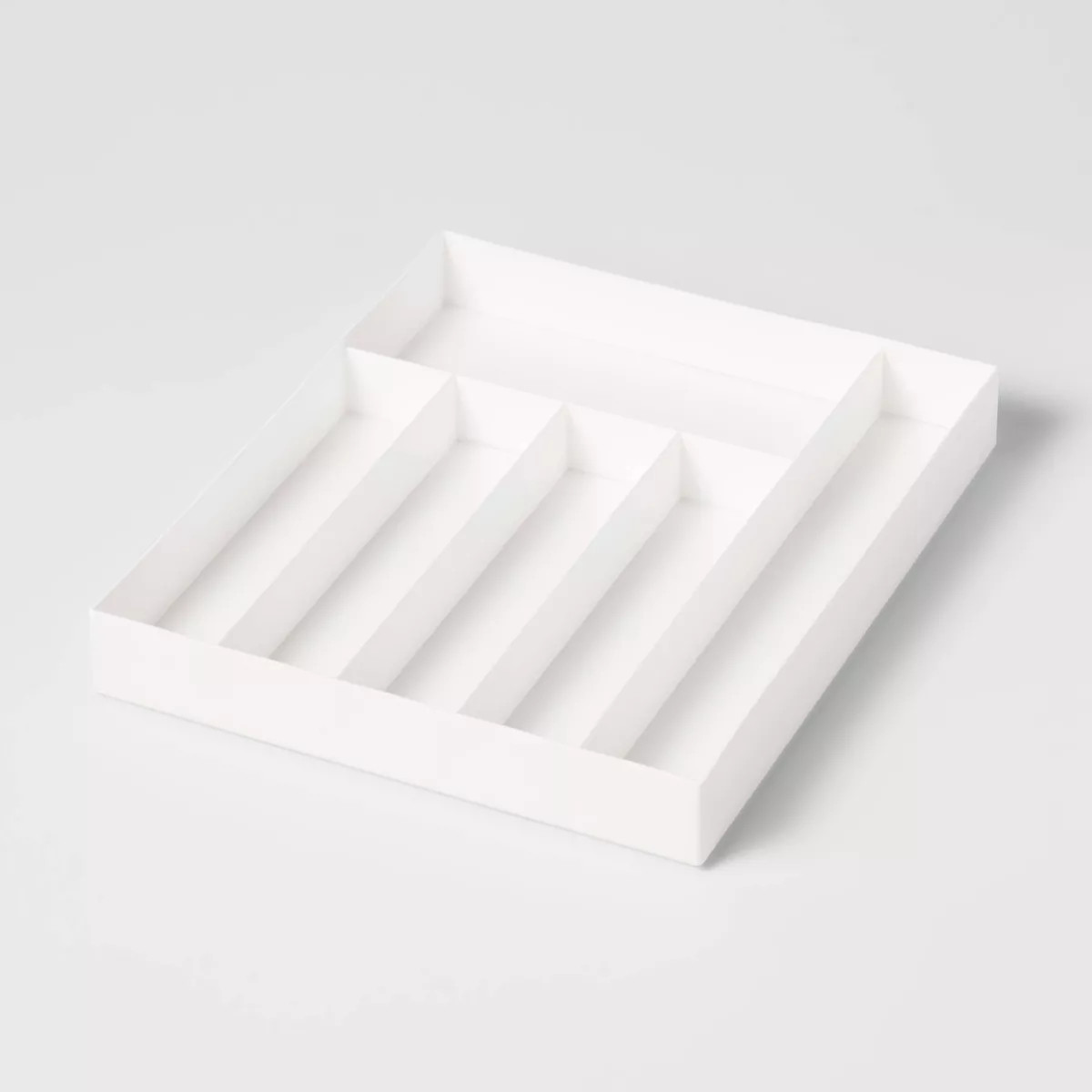 6 Compartment Organizer White - Brightroom™: In-Drawer Silverware & Utensils Organizer, Dishwas... | Target