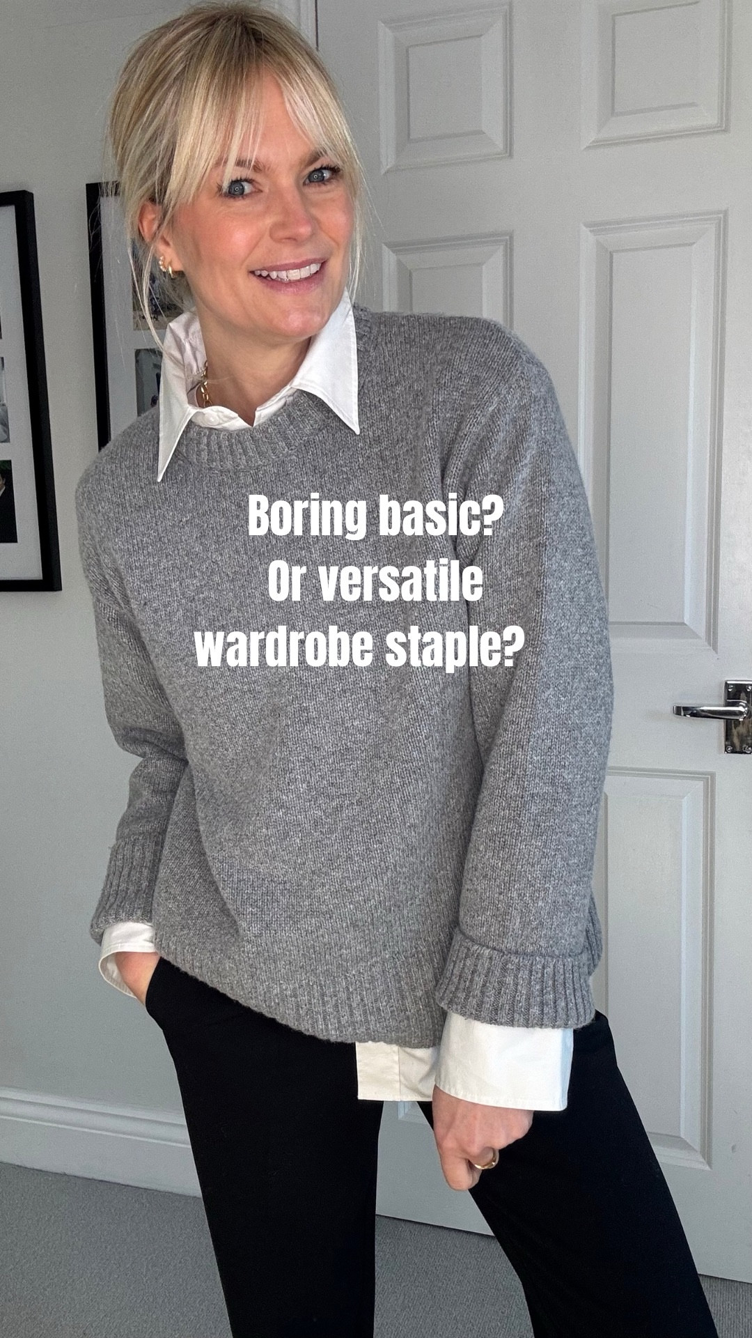Boring basic? Or versatile wardrobe staple?

What do you see? For me the basics are the foundations of any wardrobe but they will  still need styling up to fulfil their potential. 

This sweater is a good example of something that can work hard for you despite being pretty “boring”

I’d size down as it’s a relaxed oversized style. 

Wardrobe foundations 
Basics 
Knitwear 
Winter outfits 


#LTKwinter #LTKuk #LTKstyletip