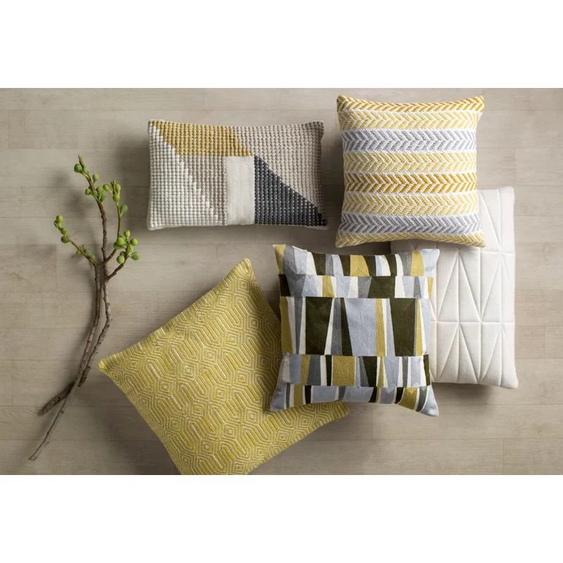 Embroidered Indoor/Outdoor Throw Pillow | Wayfair North America