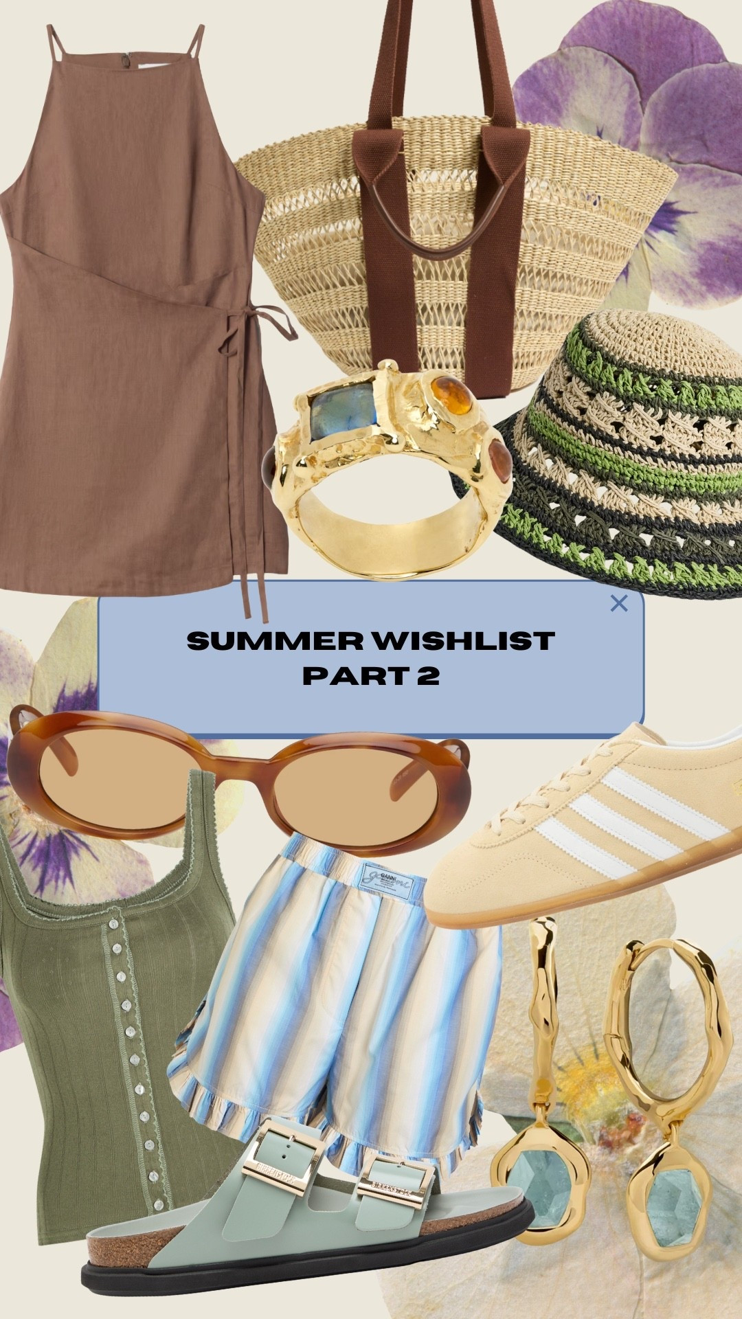 ☀️ SUMMER WISHLIST PART 2 ☀️
Laid-back holiday looks with a bit of personality - Birkenstocks, yellow Adidas trainers, Ganni shorts, and chunky gold jewellery I’ll be living in this season 🌼
Perfect for:
👒 Casual holiday outfits
🌴 Beach days
☕ Lazy brunches in the sun

🧺 All outfit details saved to my LTK
📲 Tap to shop directly from my profile

#LTKSummer #Birkenstocks #BeachOutfit #HolidayWardrobe #CasualHolidayOutfit #YellowAdidas #SummerStyle #UKFashion #OOTDInspo #LTKFinds #CoastalStyle #QuietLuxury #LTKEurope #SummerWishlist #LTKHaul

#LTKeurope #LTKsummer #LTKfestival