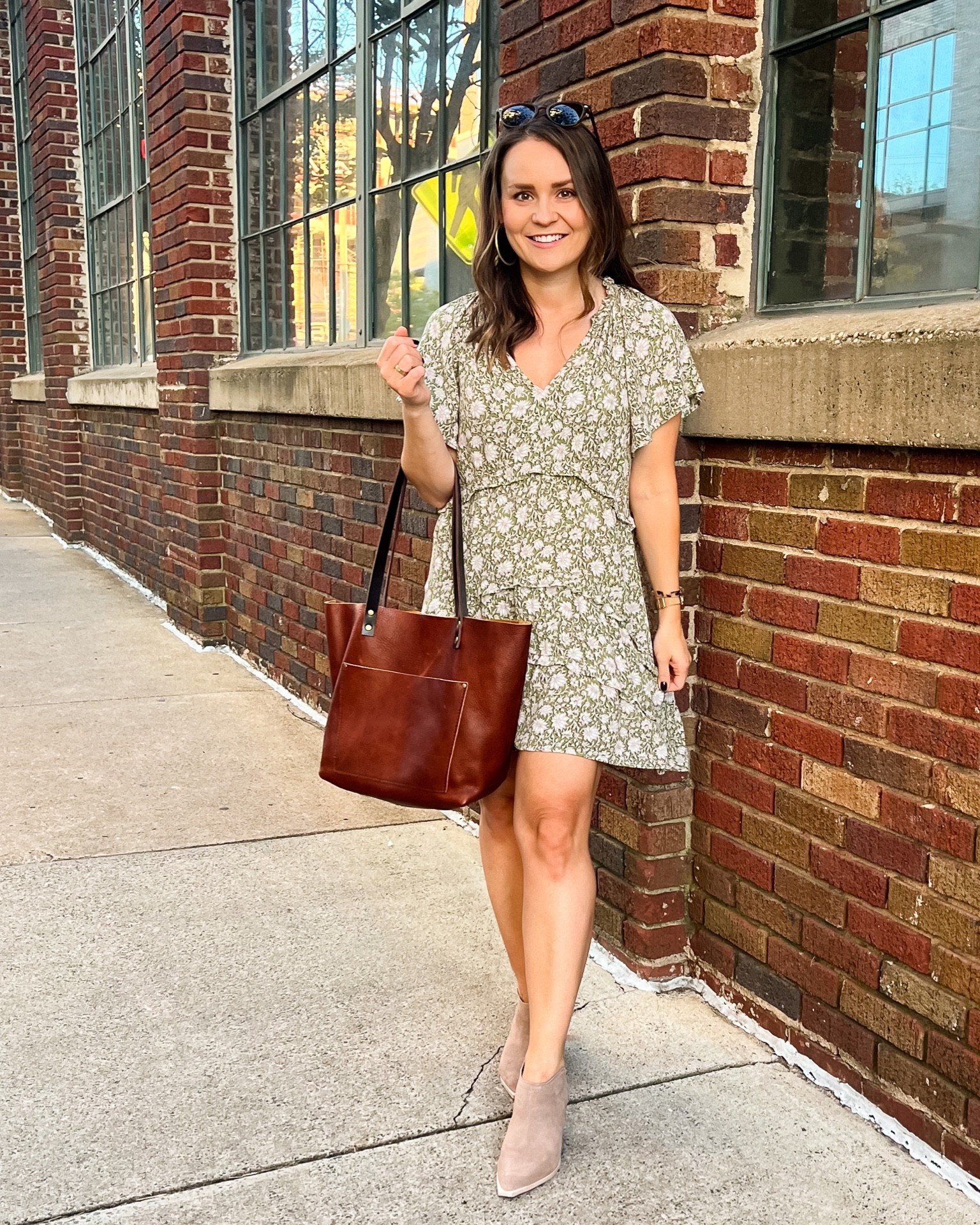 October weather can be all over the place but this dress is perfect for those warm fall days- such a fun print! 🍂 My dress & mules are both currently on sale and under $100! 

#LTKunder100 #LTKSeasonal