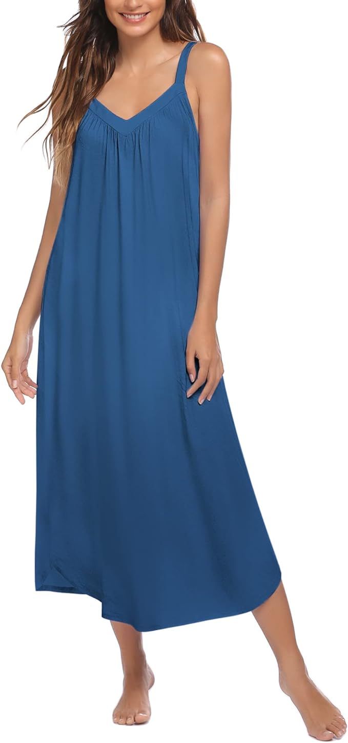 Ekouaer Women's Soft Sleeveless Long Nightgowns       Send to LogieInstantly adds this product to... | Amazon (US)