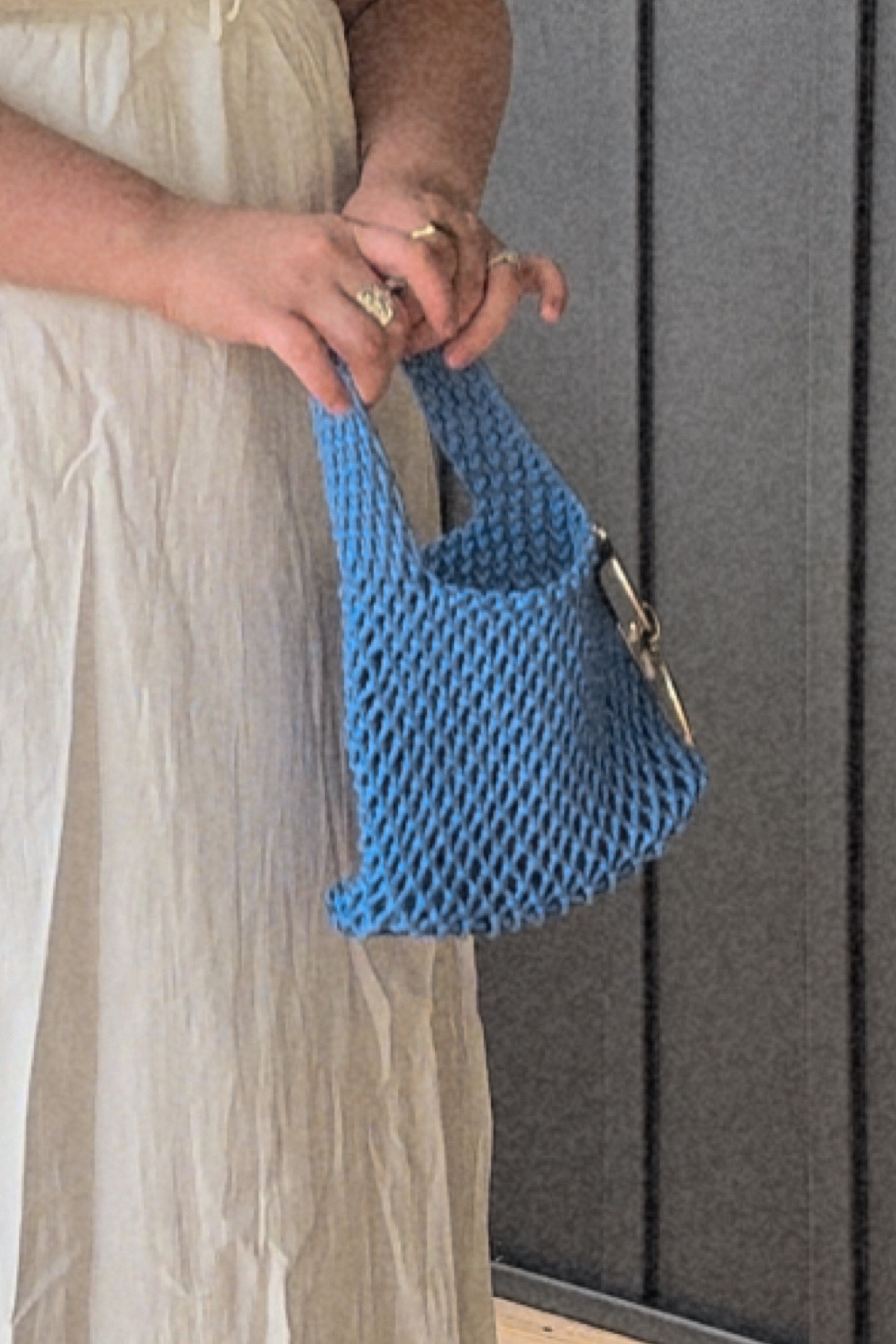 the cutest little blue knit bag for summer 🦋✨🫶🏼

#LTKitbag #LTKstyletip #LTKunder50