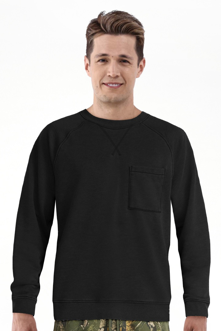 No Boundaries Oversized Crewneck Sweatshirt with Long Sleeves, Men's & Big Men's | Walmart (US)