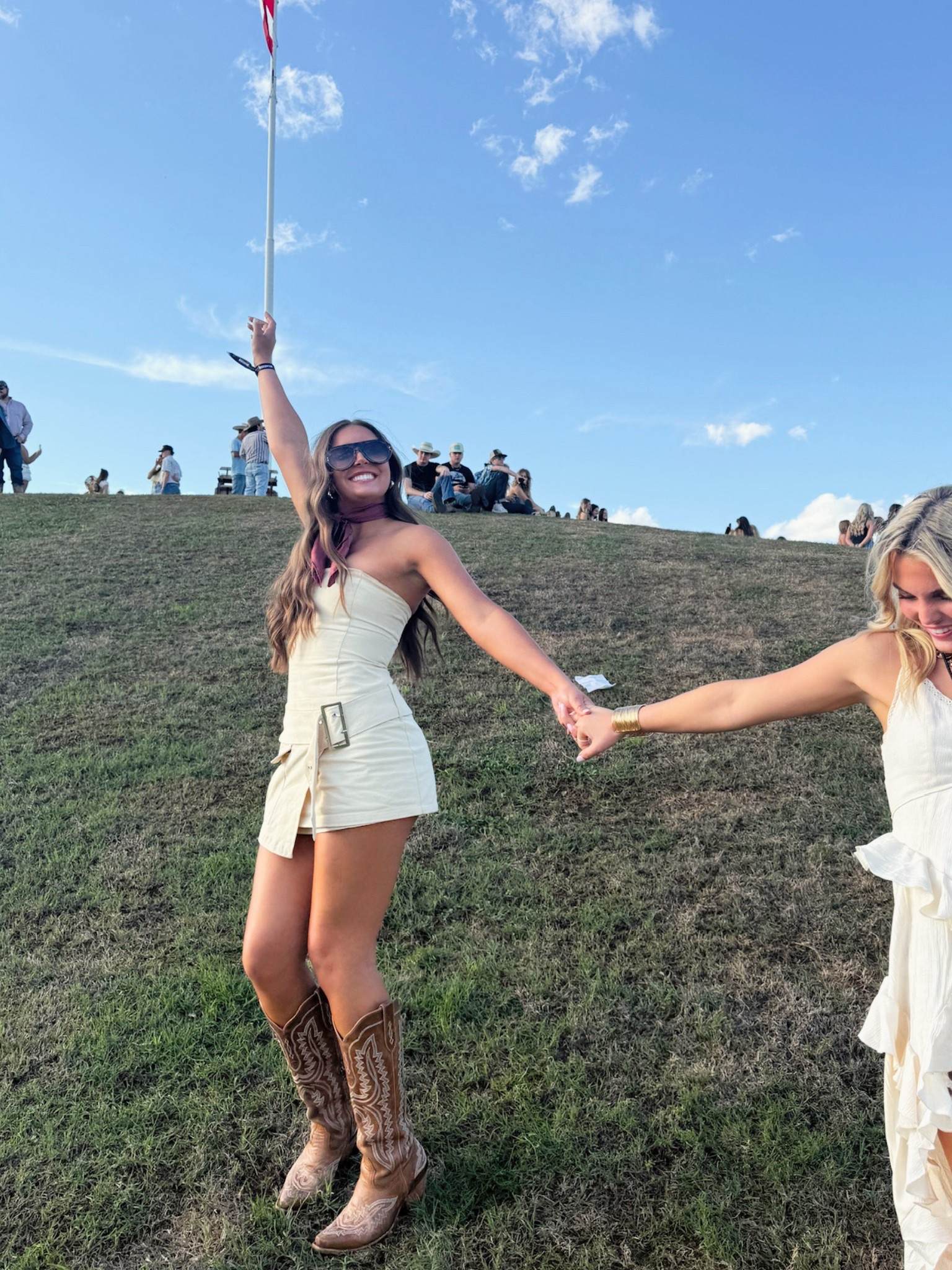 Calf Fry day 2 outfit! Wild Rag is from Riche Hippie in Stillwater, OK!