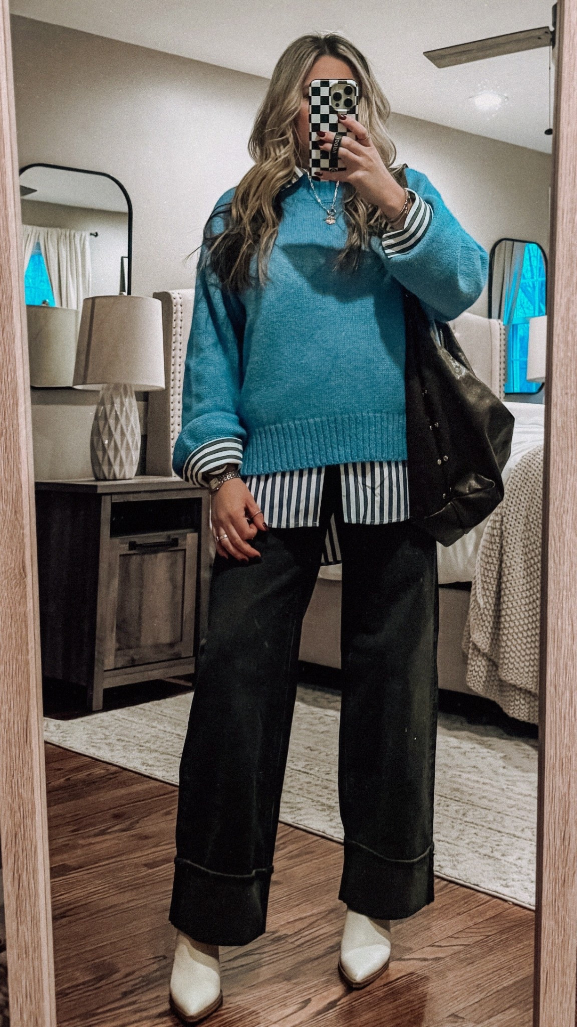 Loving this layered look! 
These jeans are so comfy and on sale! 

#LTKSeasonal #LTKOver40 #LTKSaleAlert