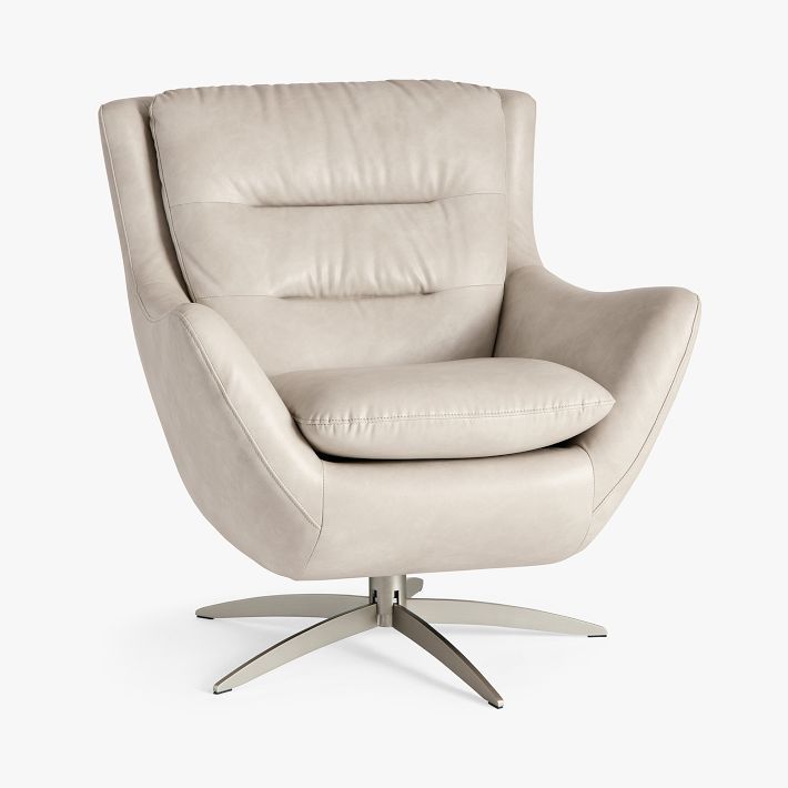 Faux Leather Lennon Lounge Chair | Pottery Barn Teen
