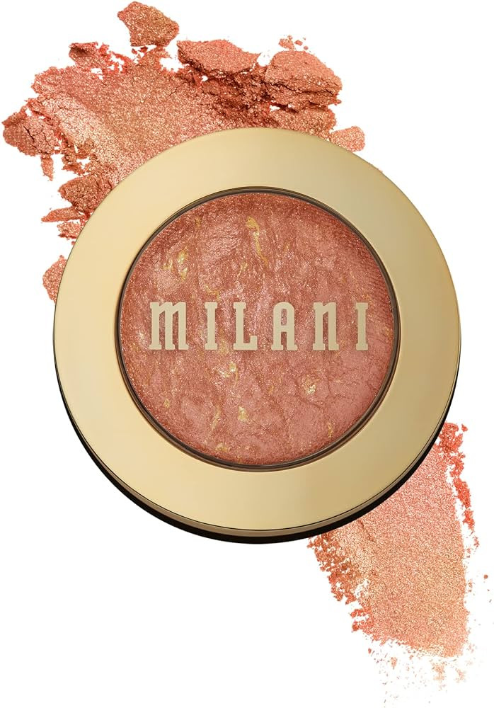 Milani Baked Blush, Powder Blush for Cheeks, Cruelty Free Makeup - Shape, Contour & Highlight Fac... | Amazon (US)