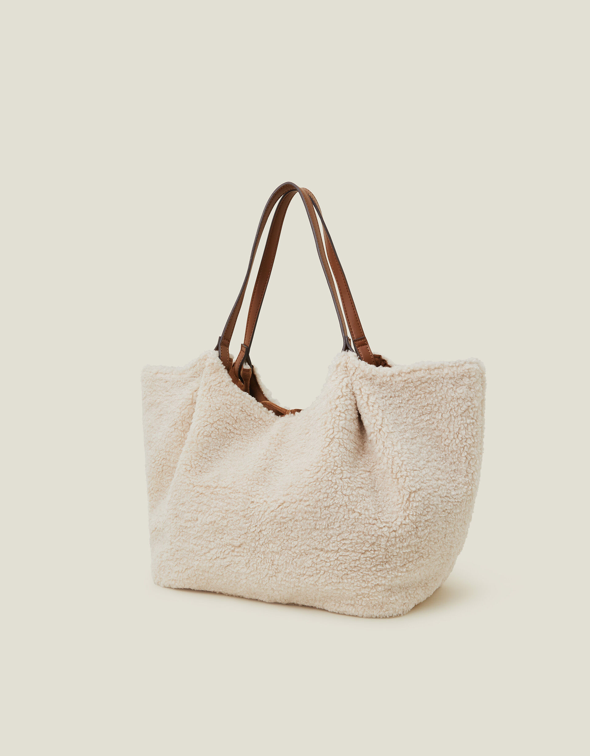 Reversible Faux Shearling Shoulder Bag | Accessorize (Global)