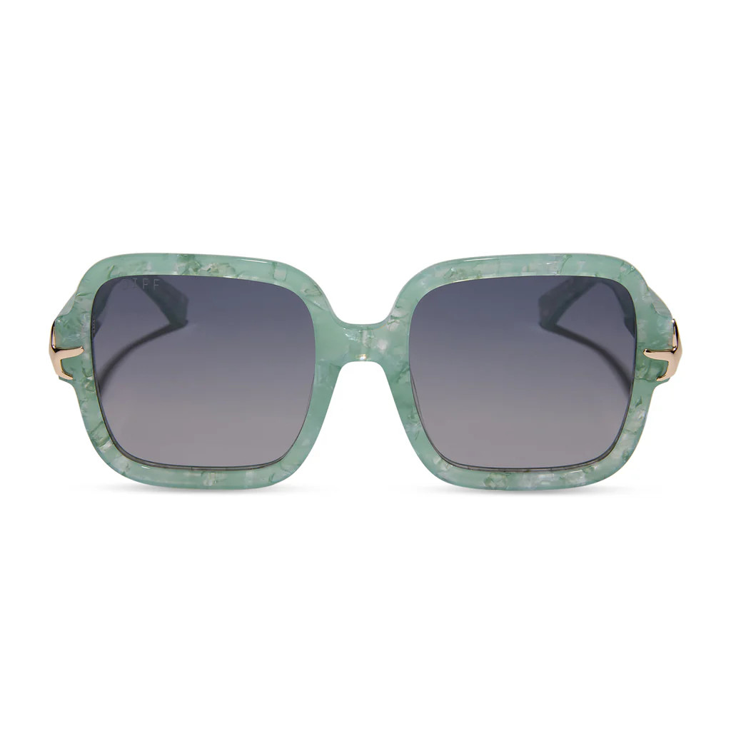 DISNEY PRINCESS - ARIEL + GREEN PEARL + LAVENDER GRADIENT + POLARIZED SUNGLASSES | DIFF Eyewear