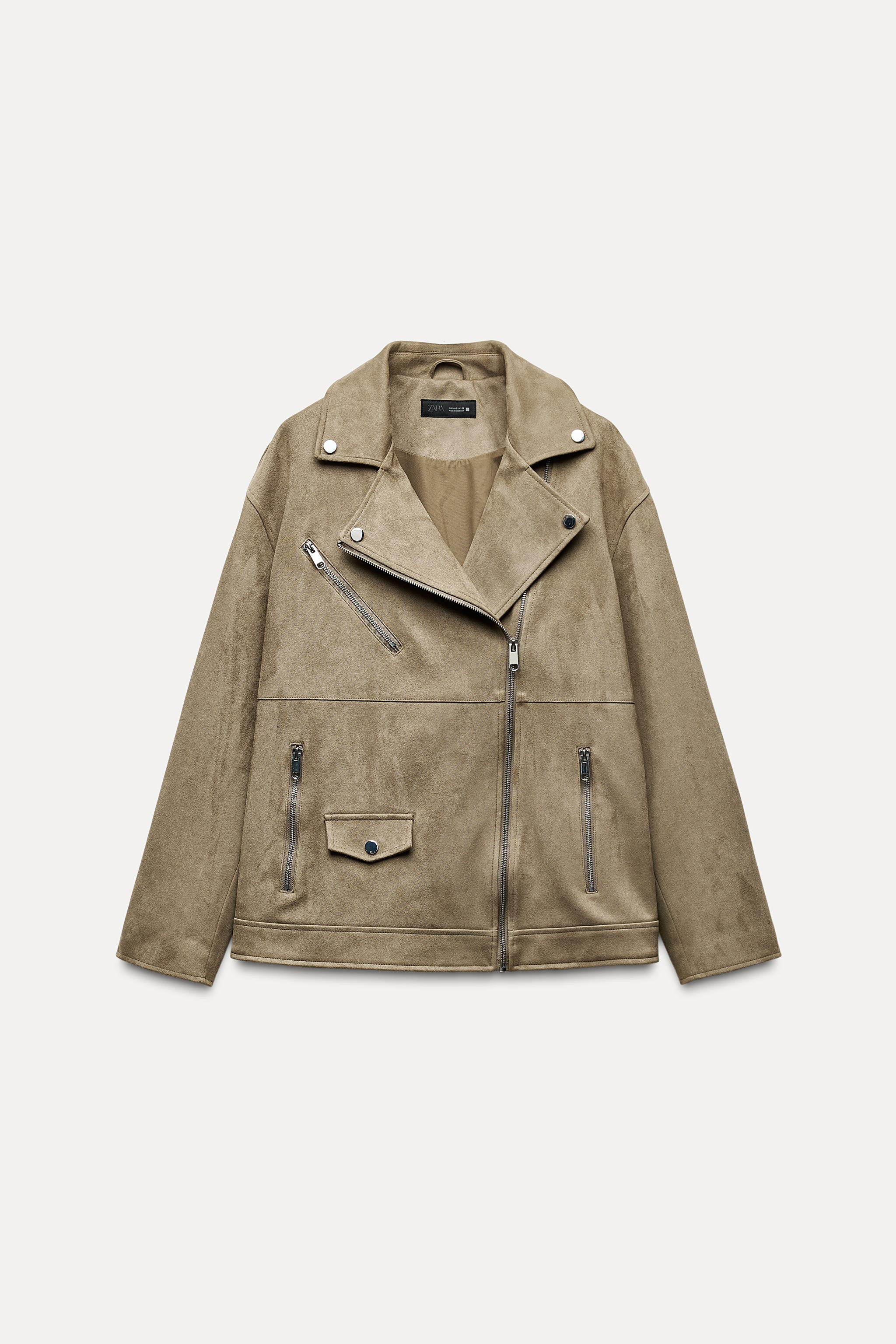 SUEDE BIKER JACKET | Zara US