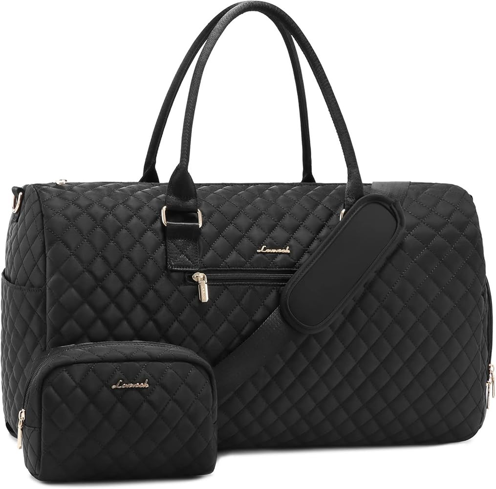 LOVEVOOK Travel Duffle Bag, Weekender for Women with Toiletry , Carry on Overnight Duffel Bag wit... | Amazon (US)